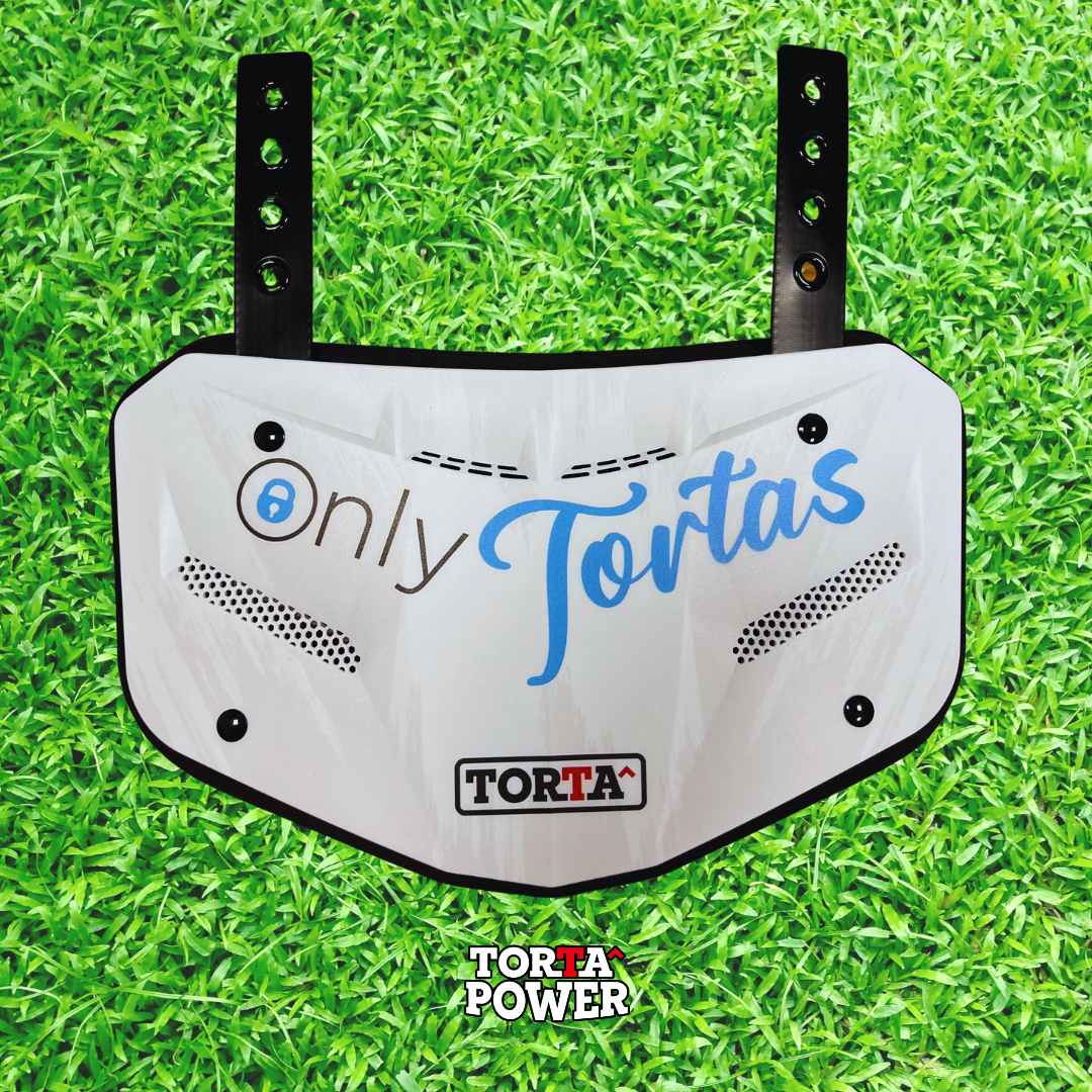 Only Tortas Back Plate by Torta Power Mario Luna Football