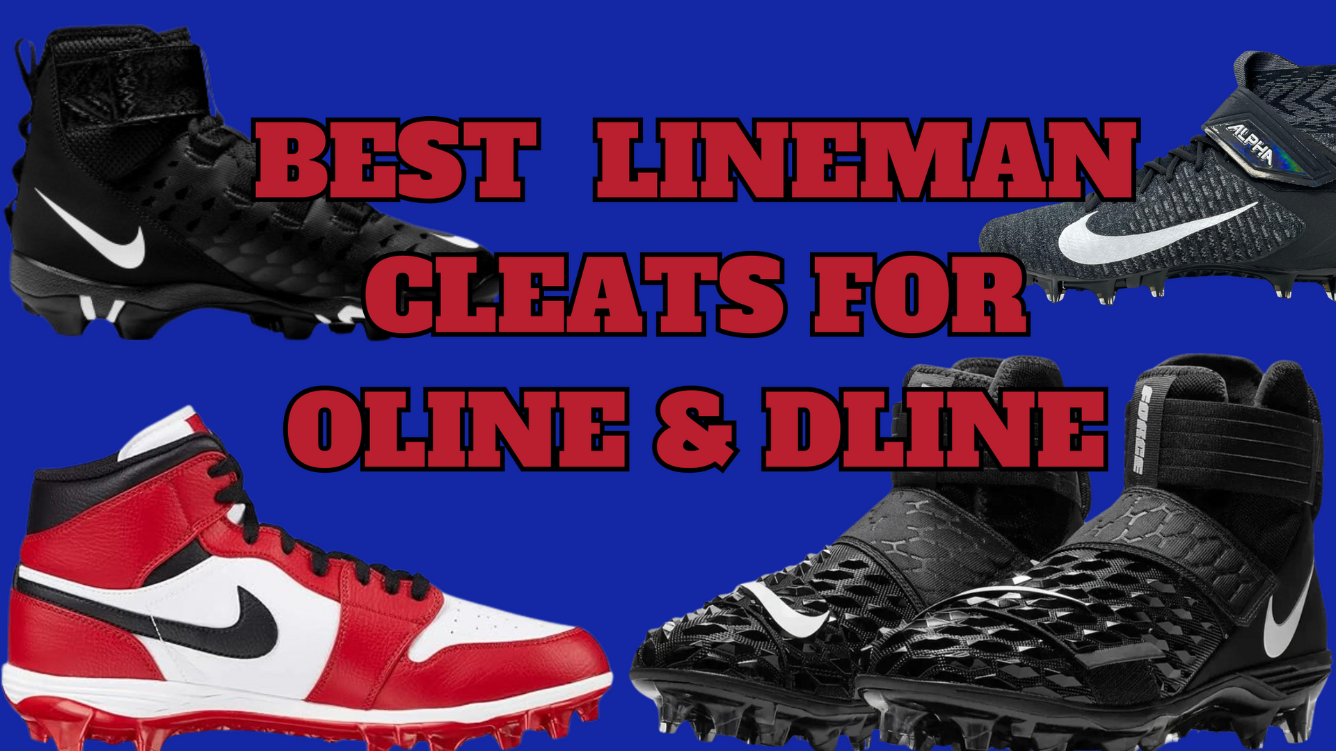 New youth football cleats top