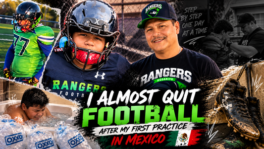 Mario Luna Torta Power with Coach Gil Rosarito Rangers football story in Baja California Mexico