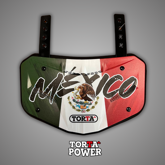 Mexico Back Plate by Mario Luna Football Torta Power