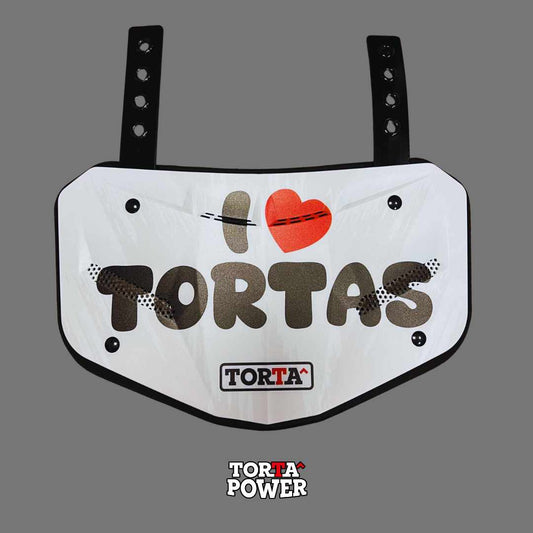 I love Tortas Back Plate by Torta Power Mario Luna Football