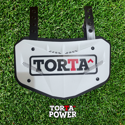Torta Power Original Torta Logo White Adult Football Backplate